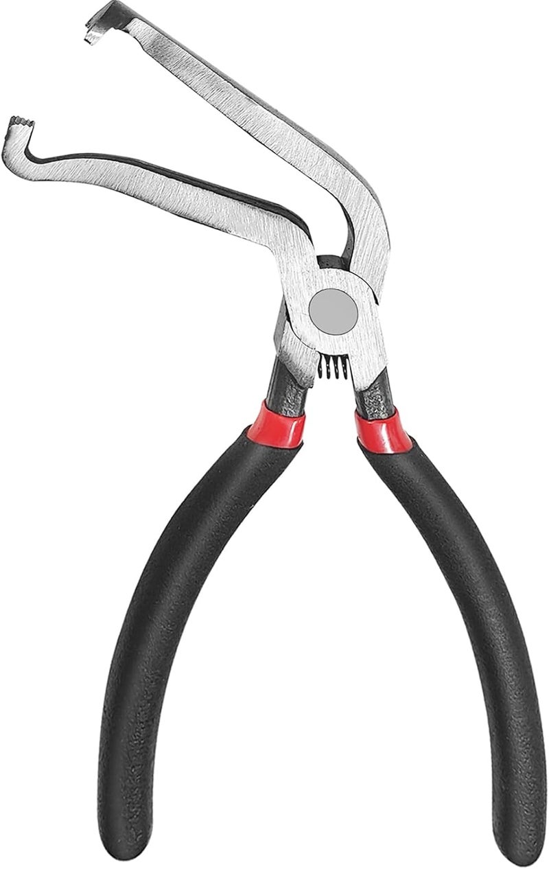 Guweta Electrical Disconnect Pliers for Cars - Automotive Electrical Connector Disconnect Pliers Long Spark Plug Disassembly Pliers Electrical Plug Fuel Line Disconnect Tools Pliers 60 Degree - Image 1